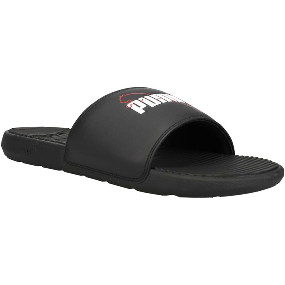 NEW PUMA Cool Cat Men’s Slides Black White Sandals 38078901 Size 10 Logo